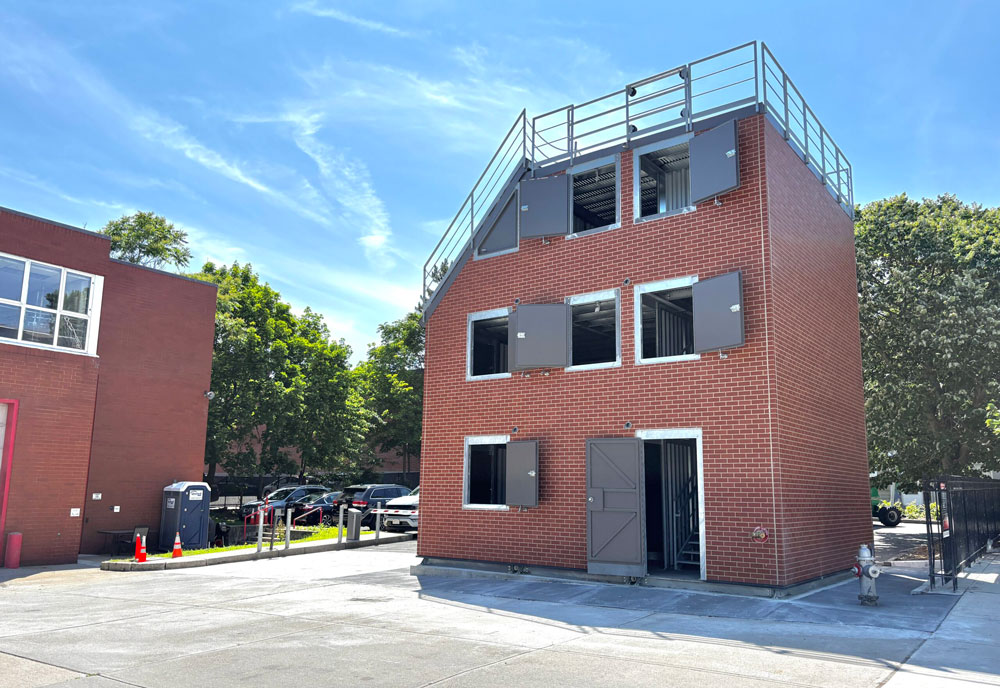 modular fire training building for city of cambridge fire department