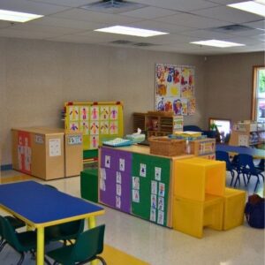 Interior classroom picture of Enoch Cobb early learning center.
