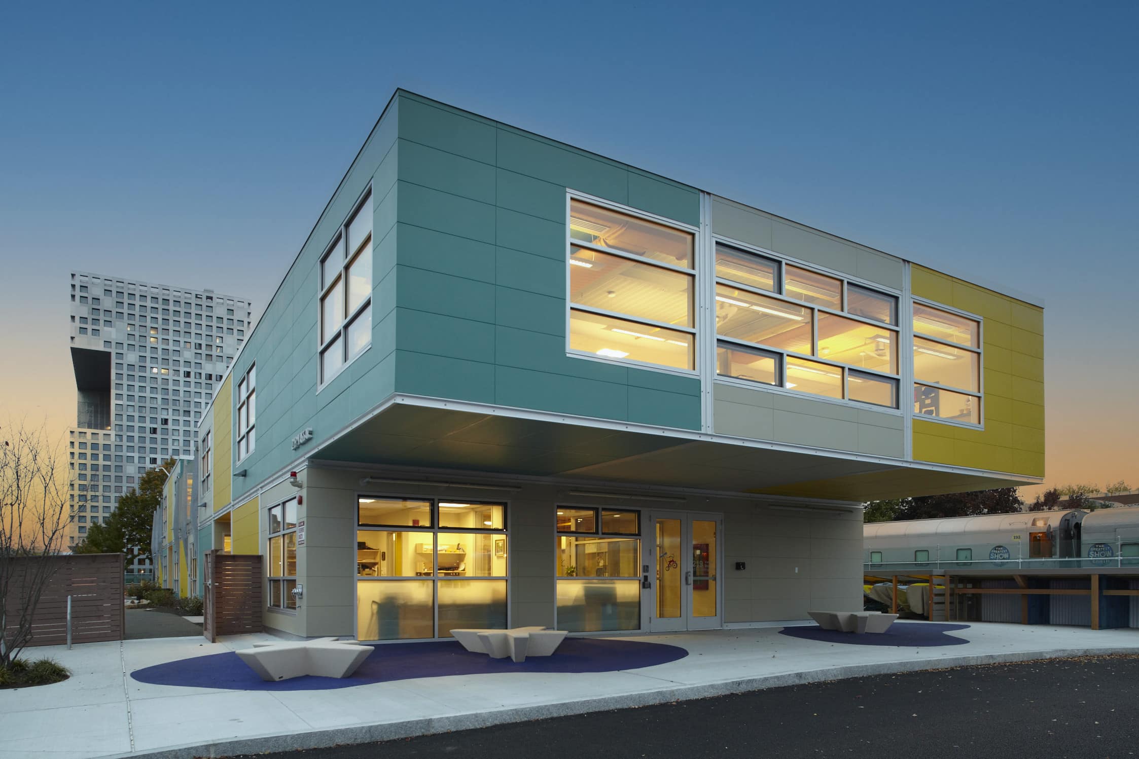 permanent modular building construction located in cambridge ma