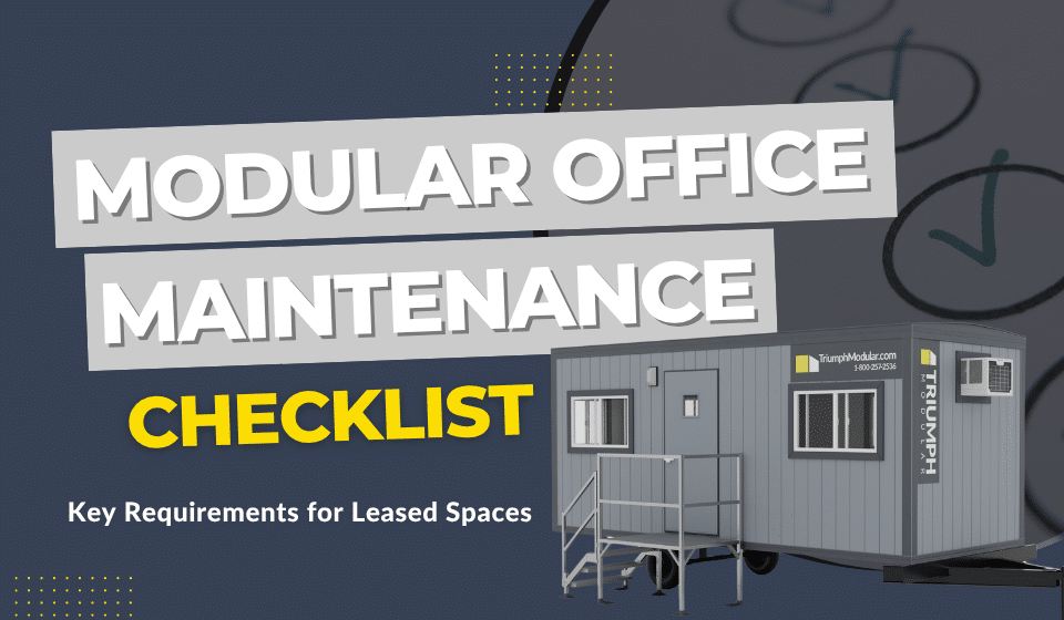 mobile office maintenance checklist