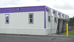 modular building for first light casino side view