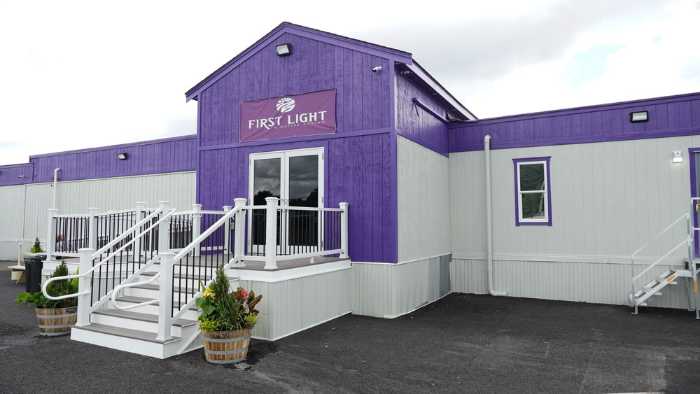 modular building for first light casino entrance