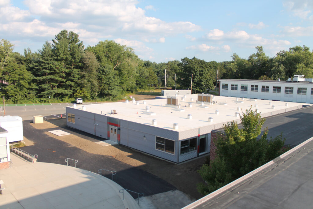 a large modular building