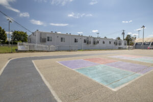 Exterior classroom view of Manchester Public Schools