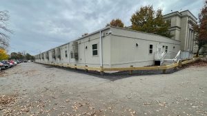 Lynn English High School Exterior View