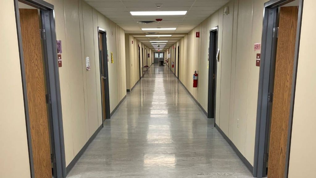 Lynn English High School Interior Hallway